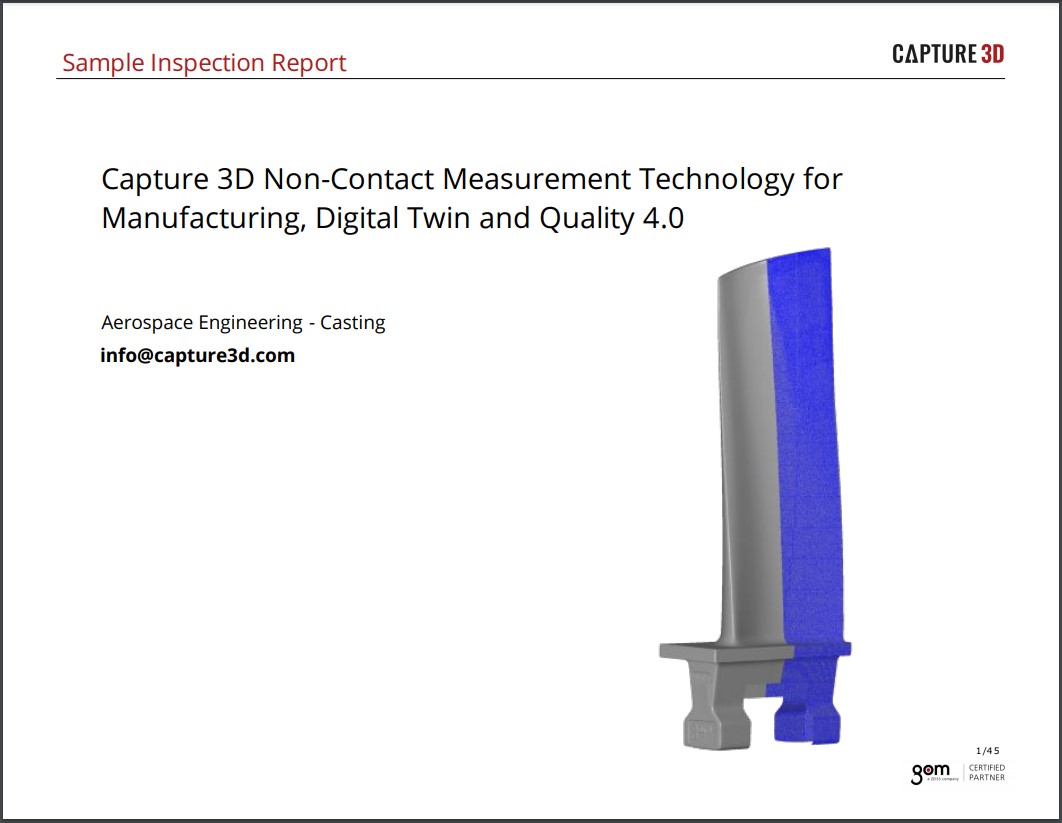 Sample Aerospace and Power Generation Airfoil Report